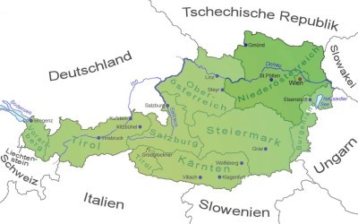 Niederoesterreich-Landkarte